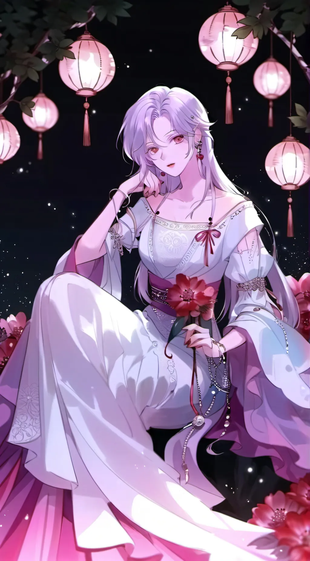 ai character: Adrienne  background