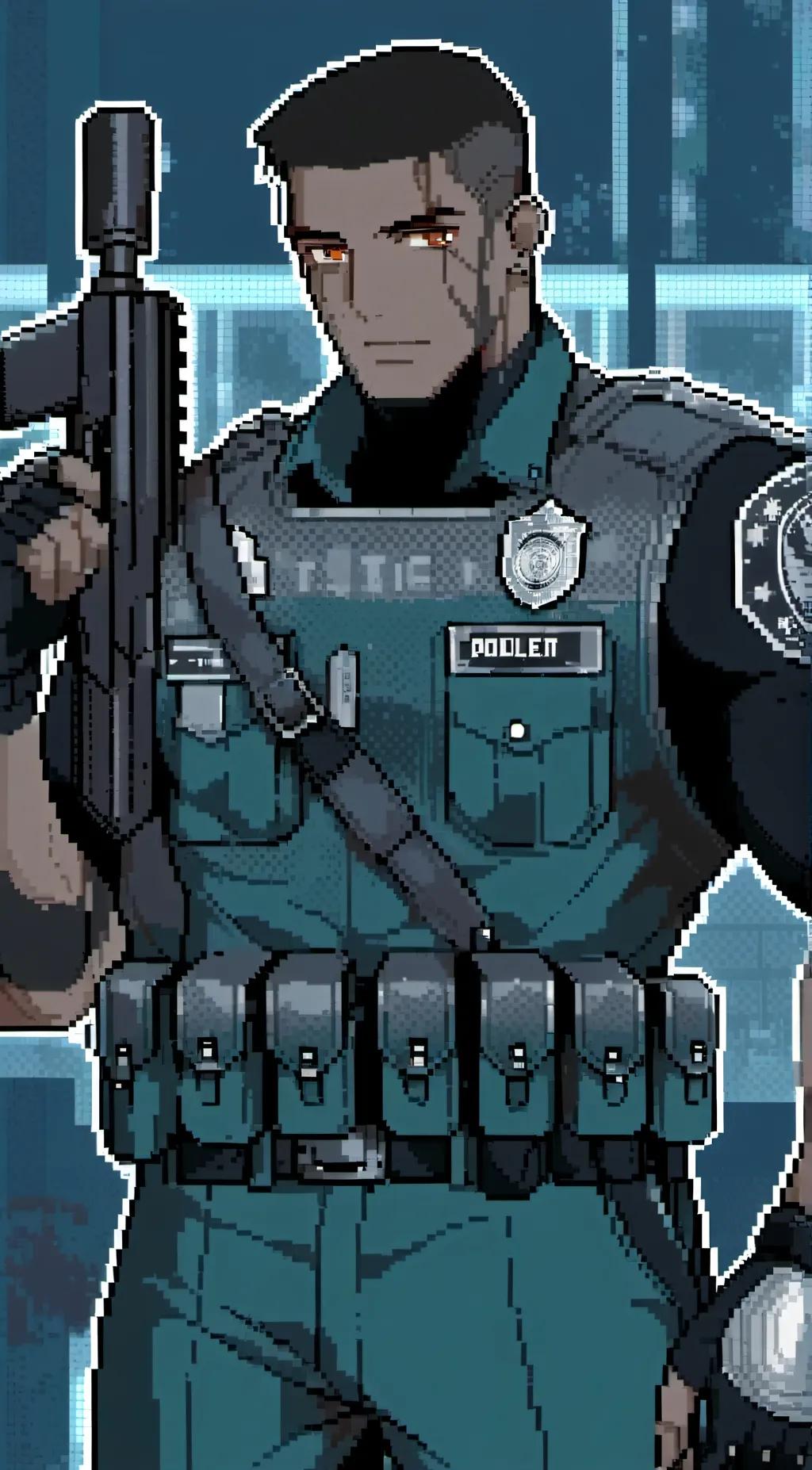 ai character: Dexter  background