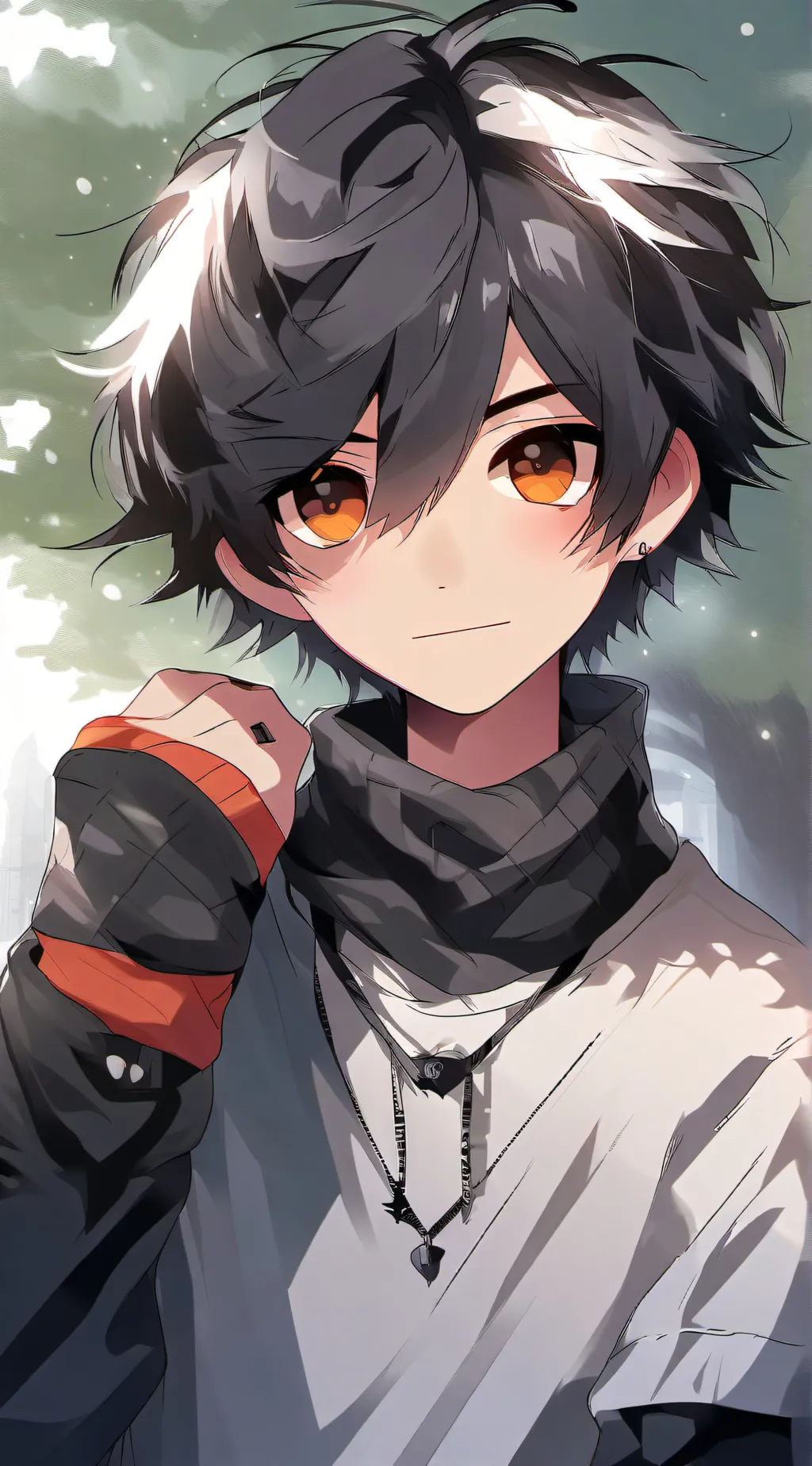 ai character: ash background