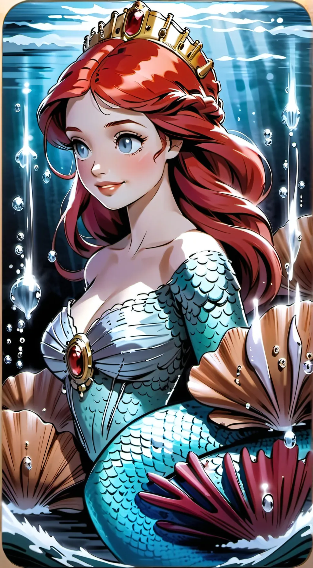 ai character: Ariel background