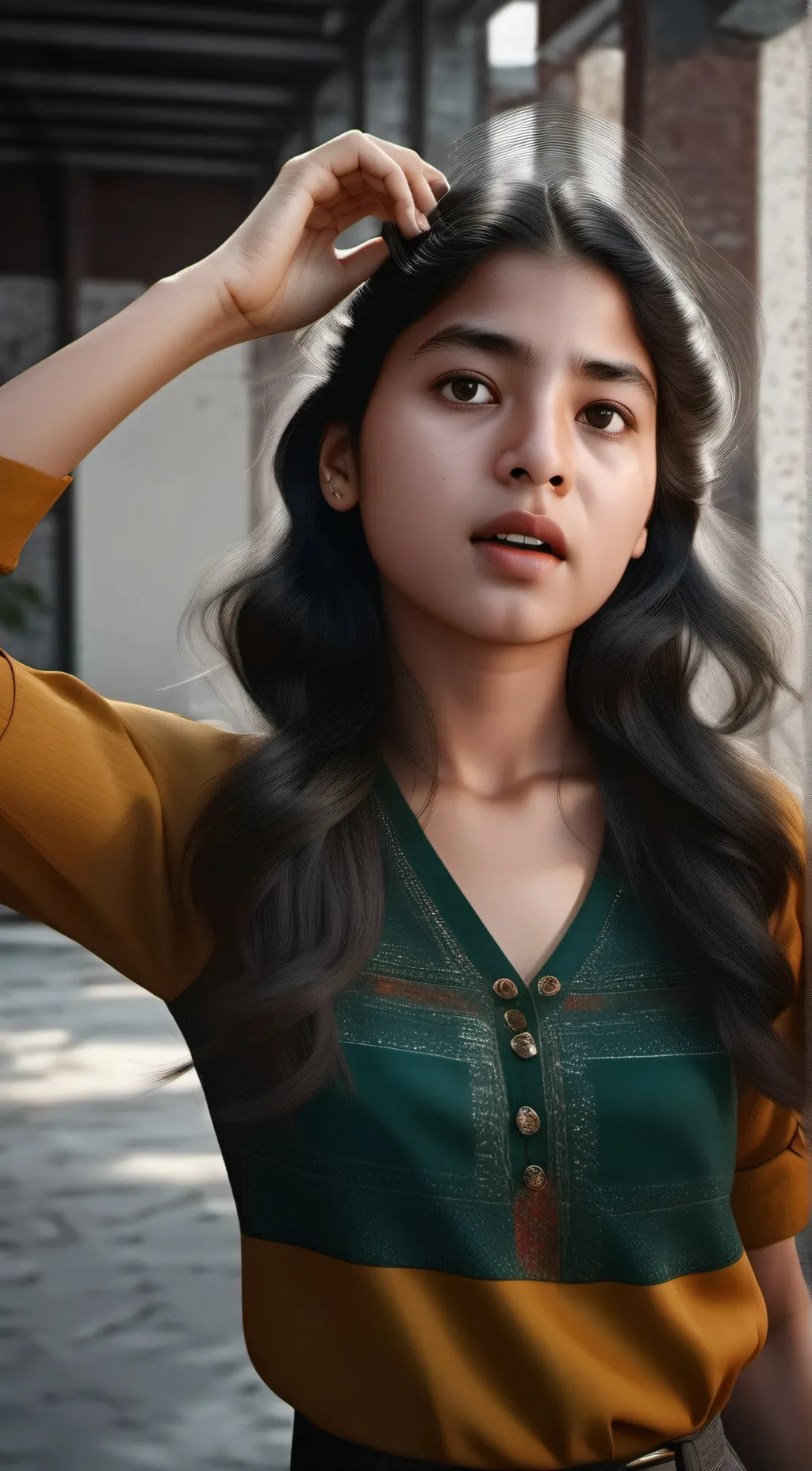 ai character: Leah Halton background