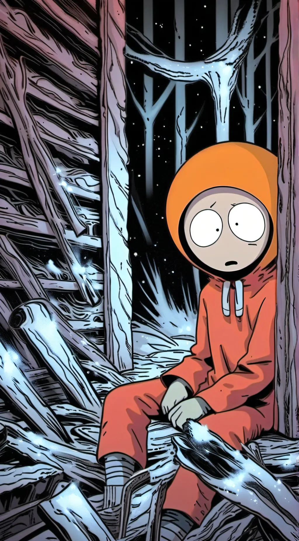 ai character: Southpark  background