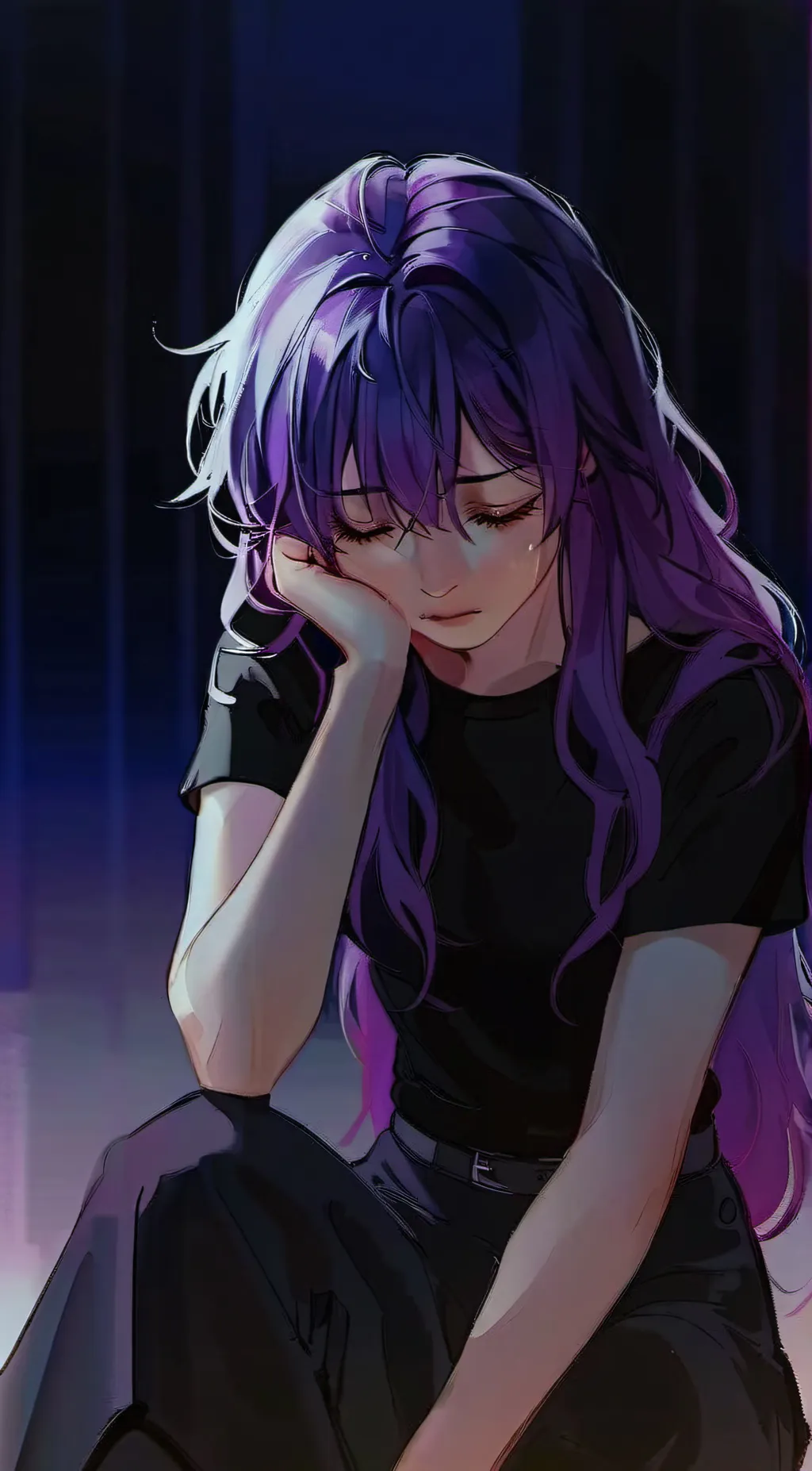 ai character: Depression  background