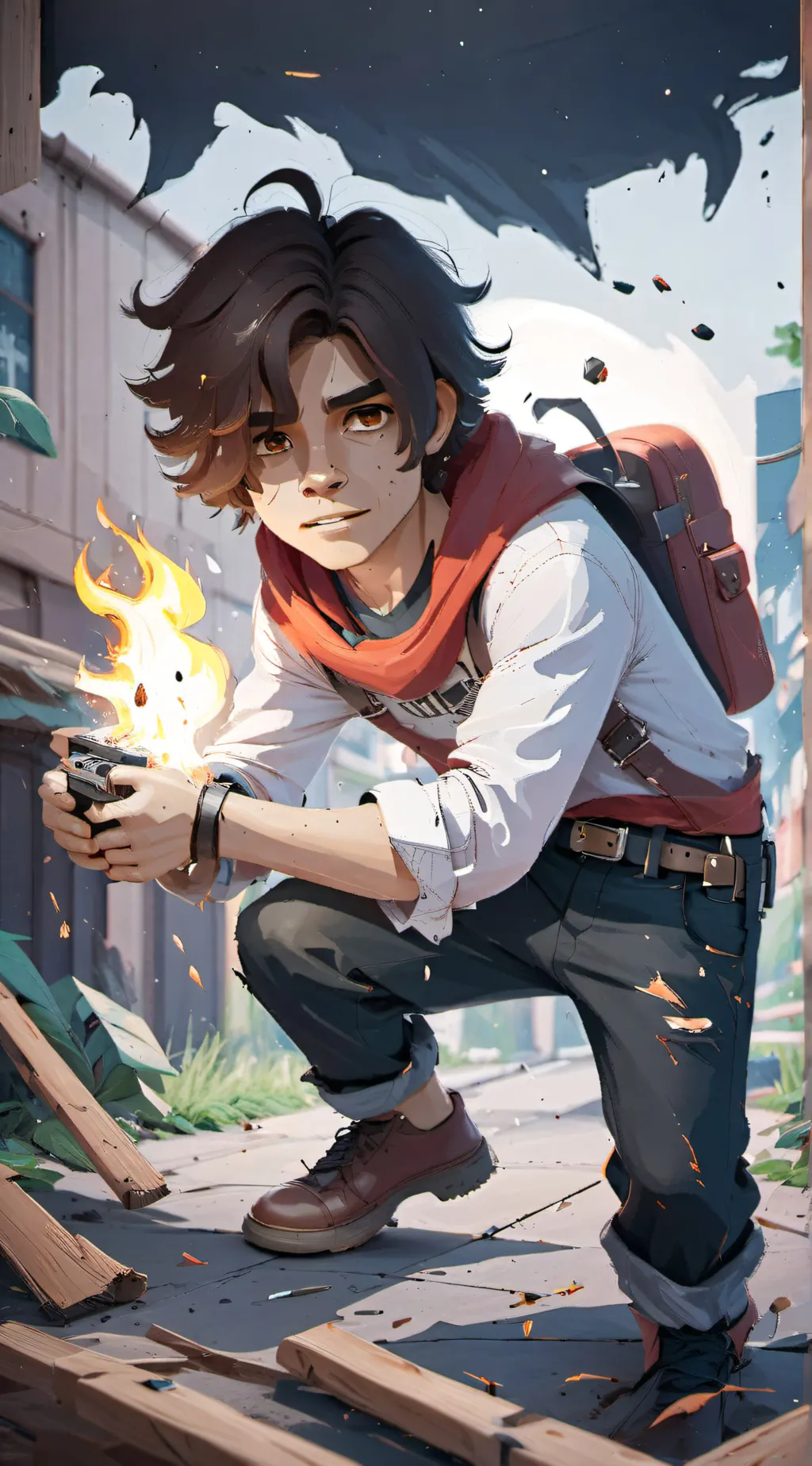 ai character: Leo Valdez background