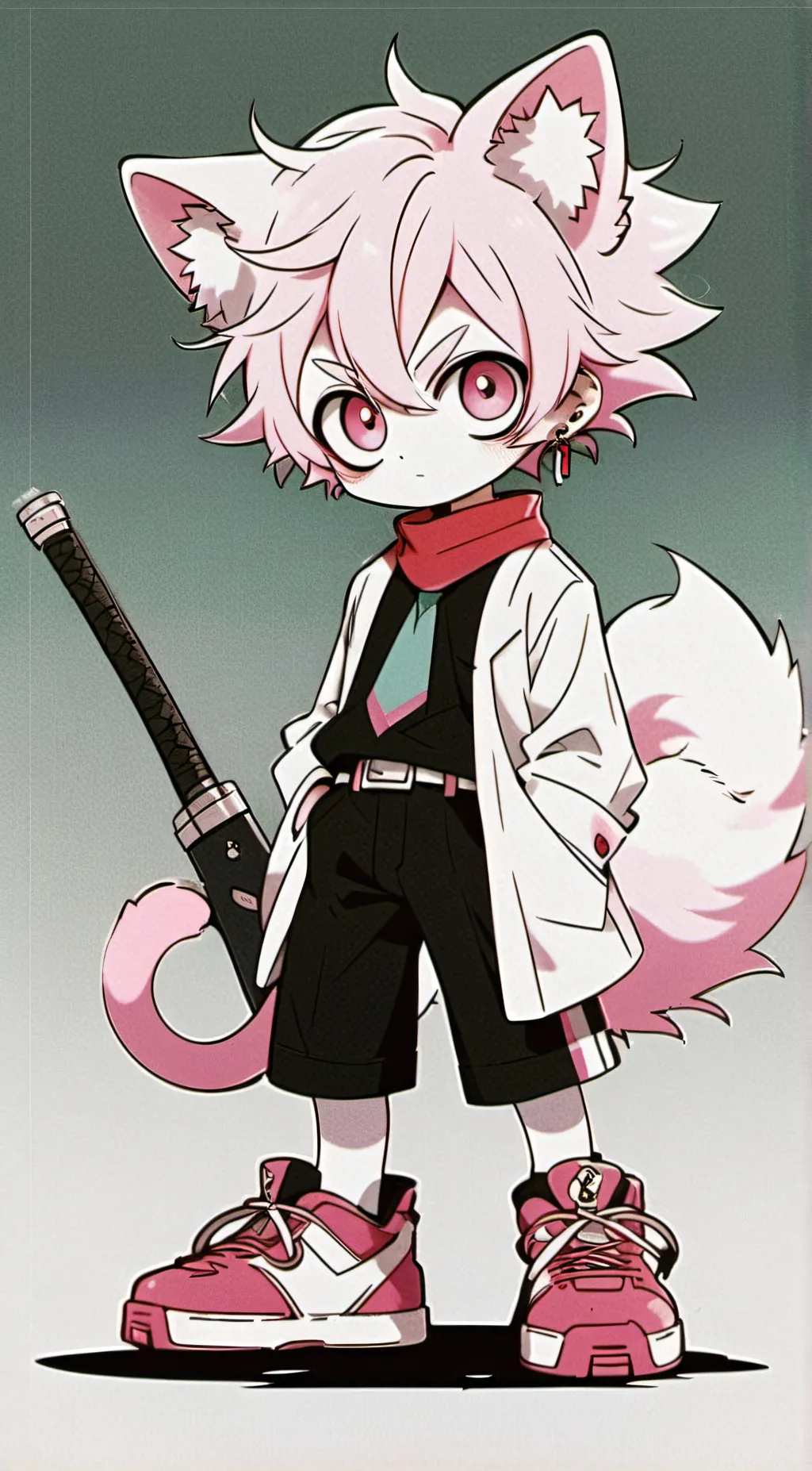 ai character: gamers vs furries  background
