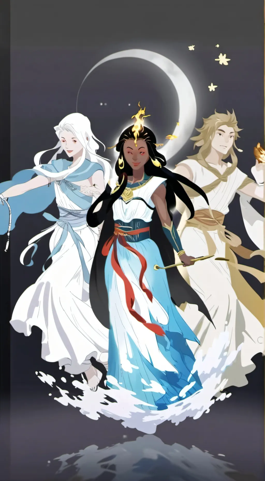 ai character: Elemental gods background