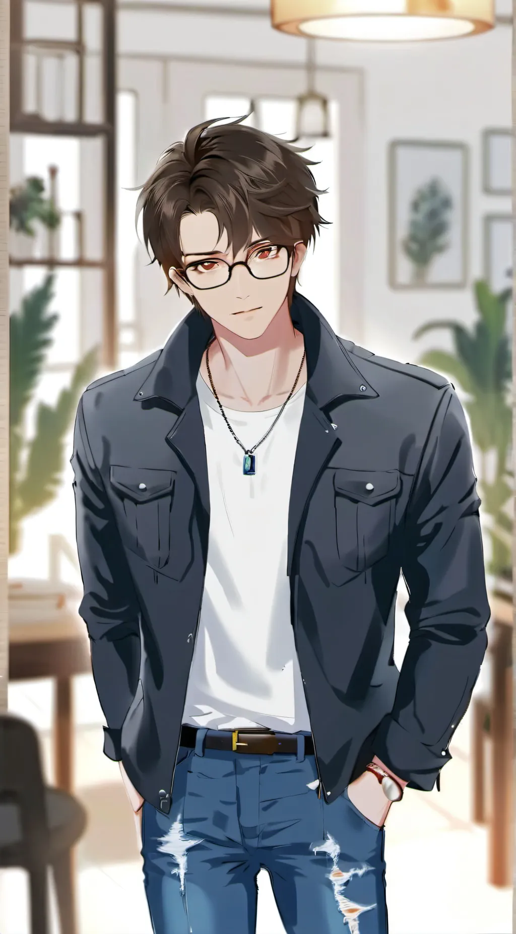 ai character: David Tribau background