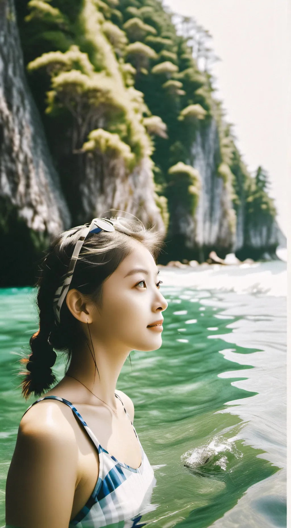 ai character: The beach attack background