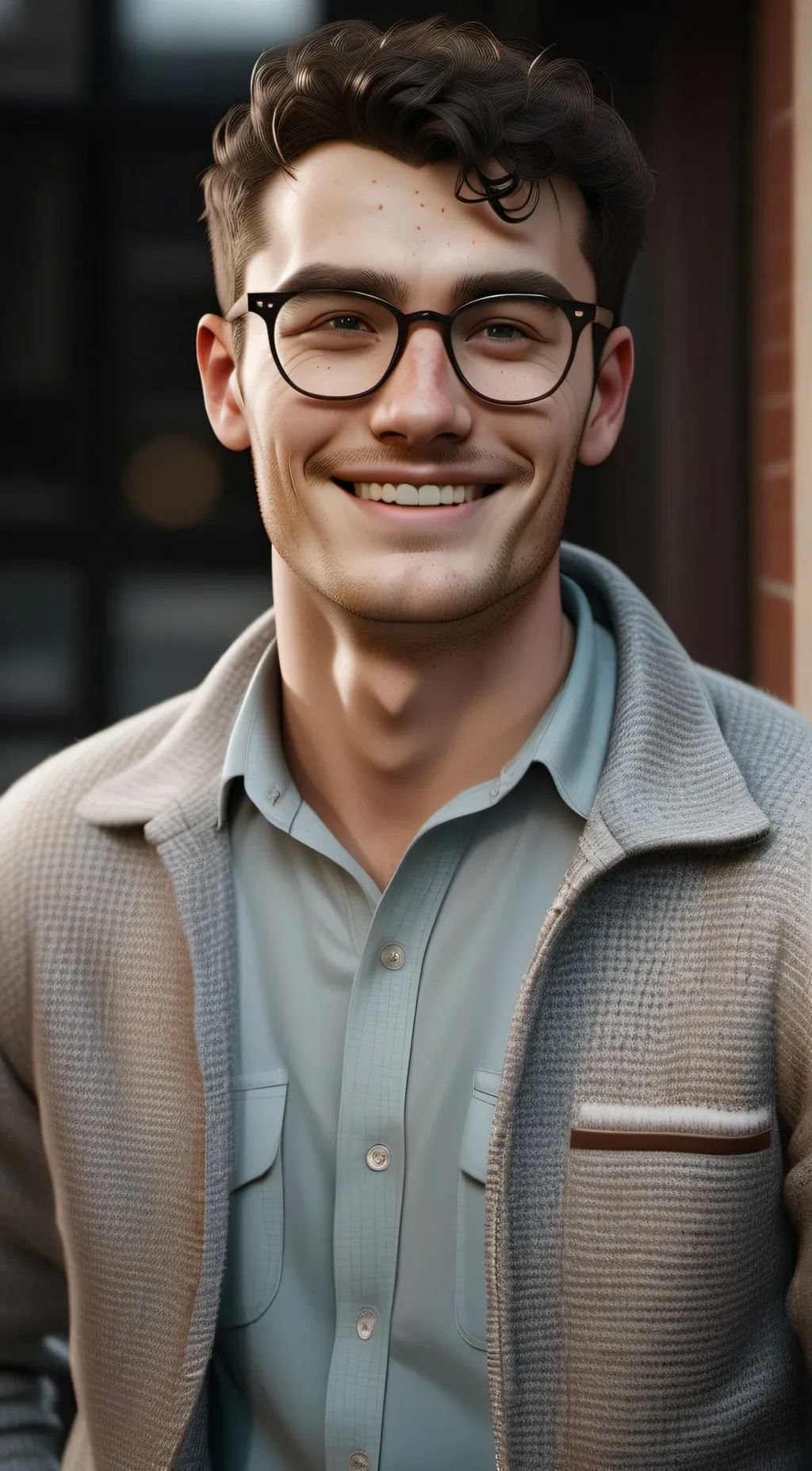 ai character: Drew background