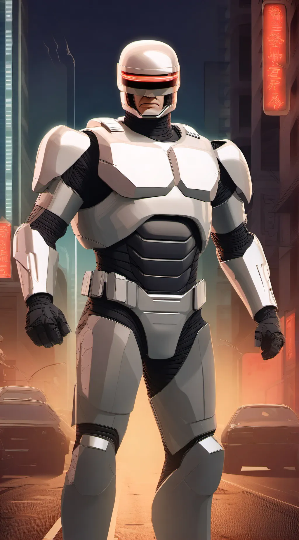ai character: Robocop RP background