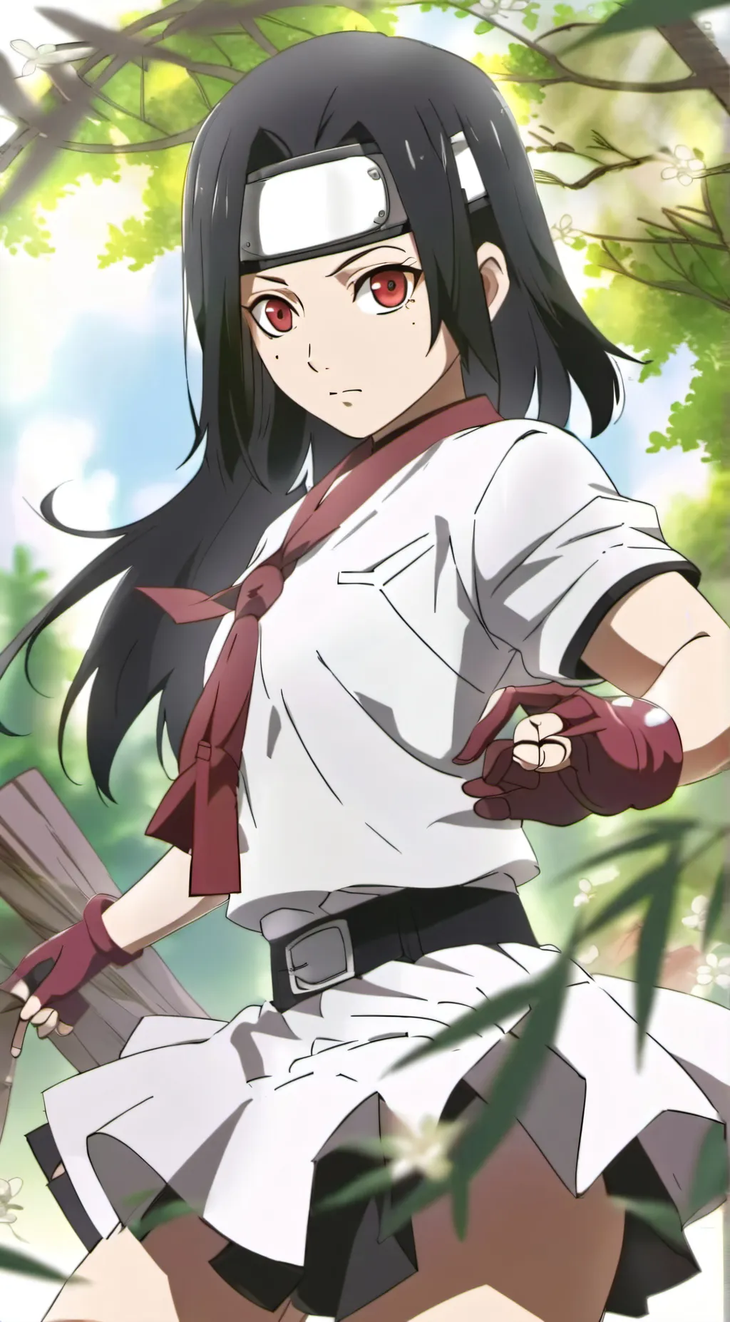 ai character: Sarada Uchiha background