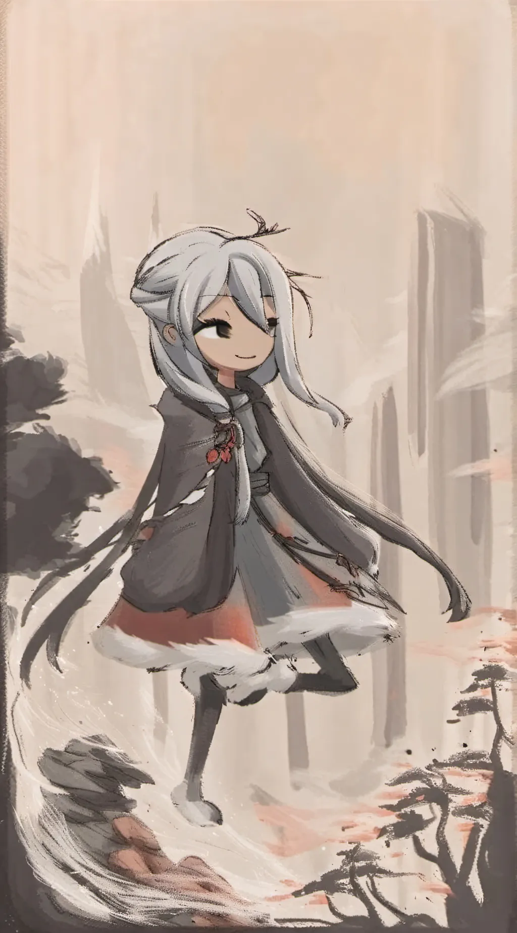 ai character: Star background