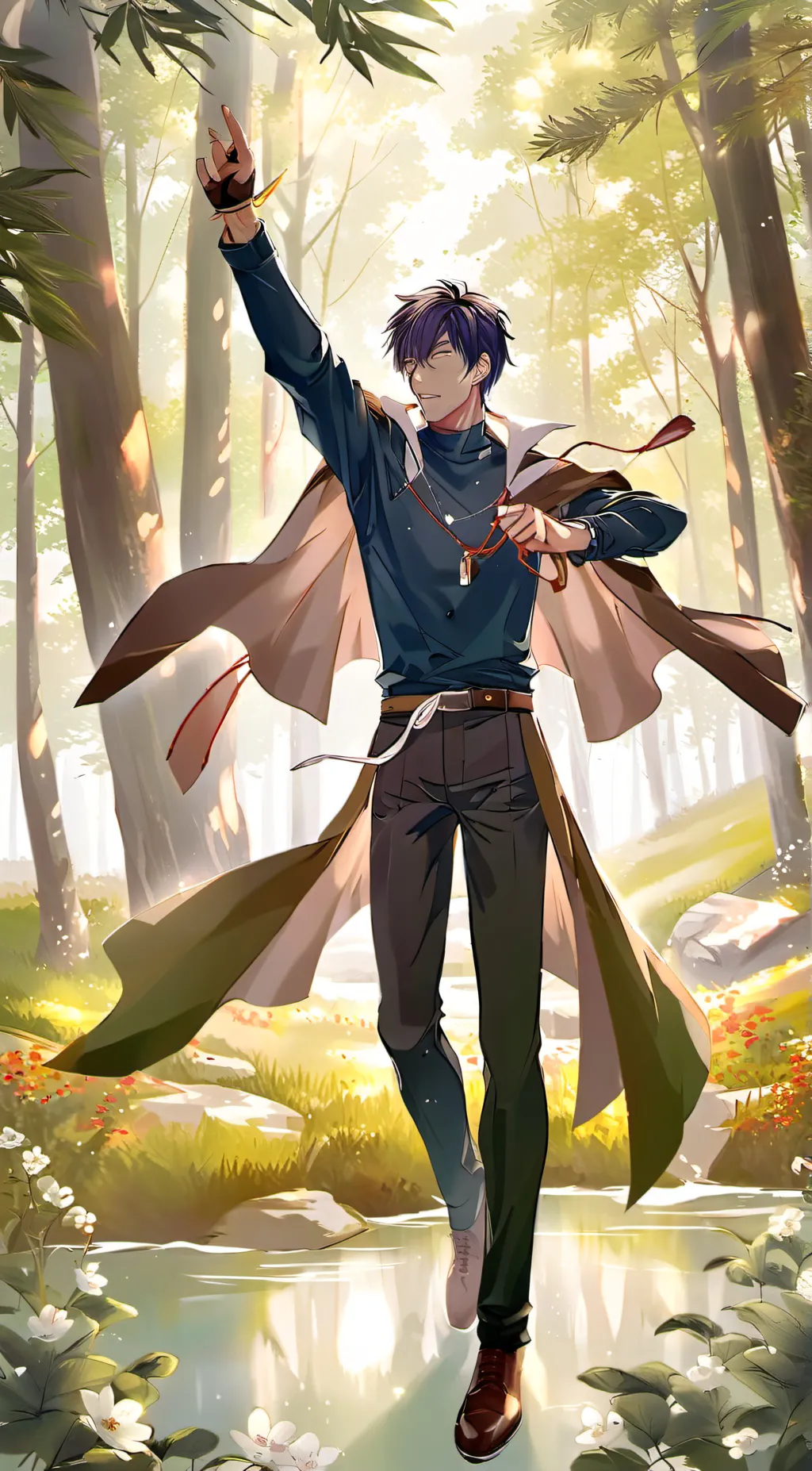 ai character: Bakugo  background