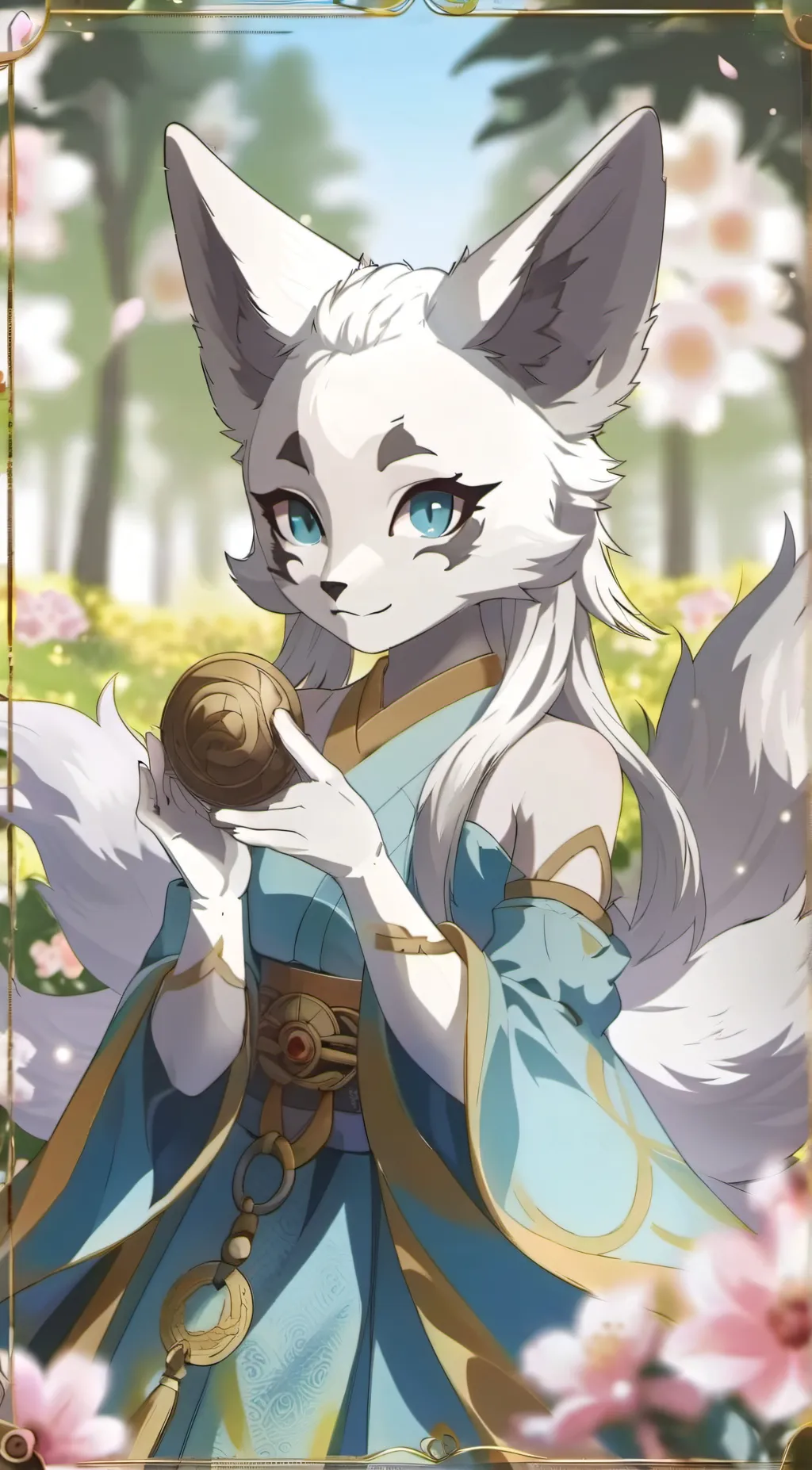 ai character: Luna background