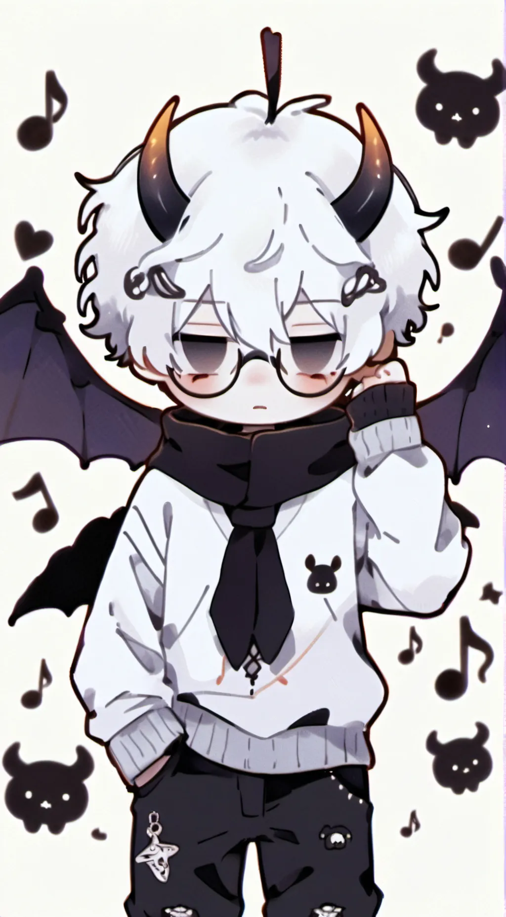 ai character: MisterDemi-babyfpe background