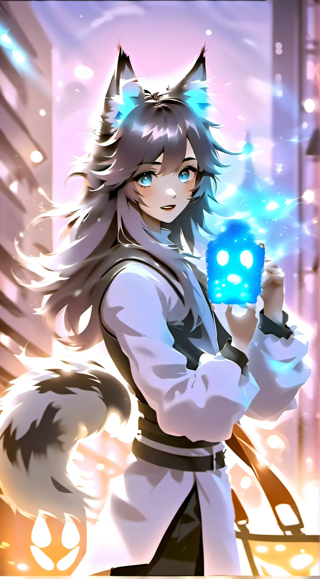 ai character: Lynx Shadow background