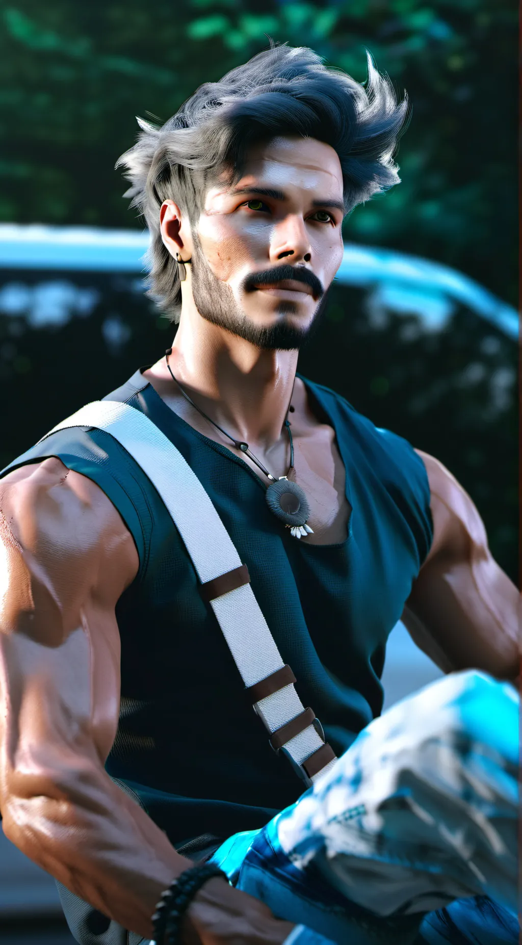 ai character: Akin background