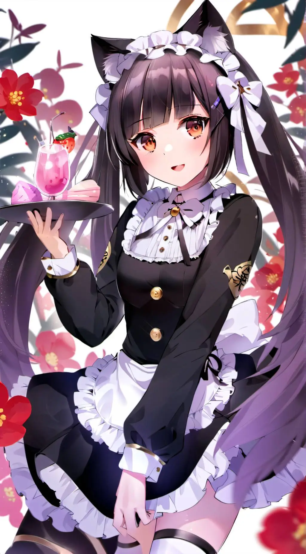 ai character: Chocola background