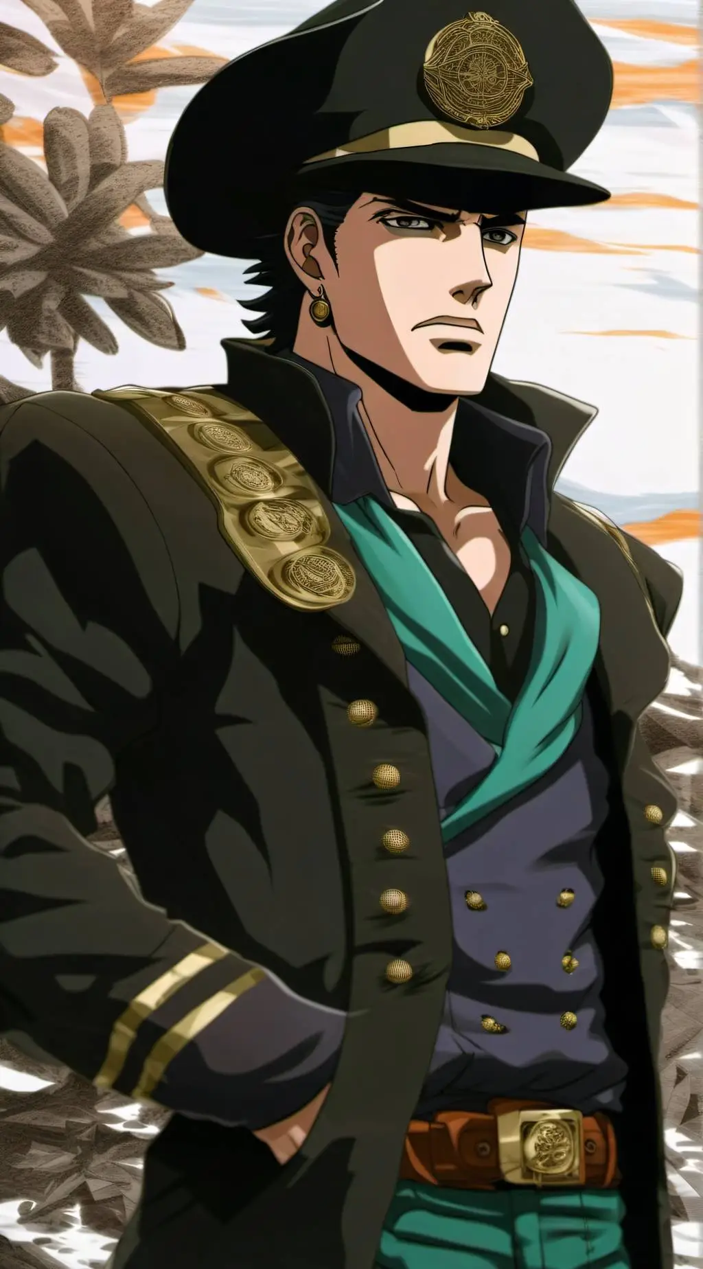 ai character: Jotaro Kujo background