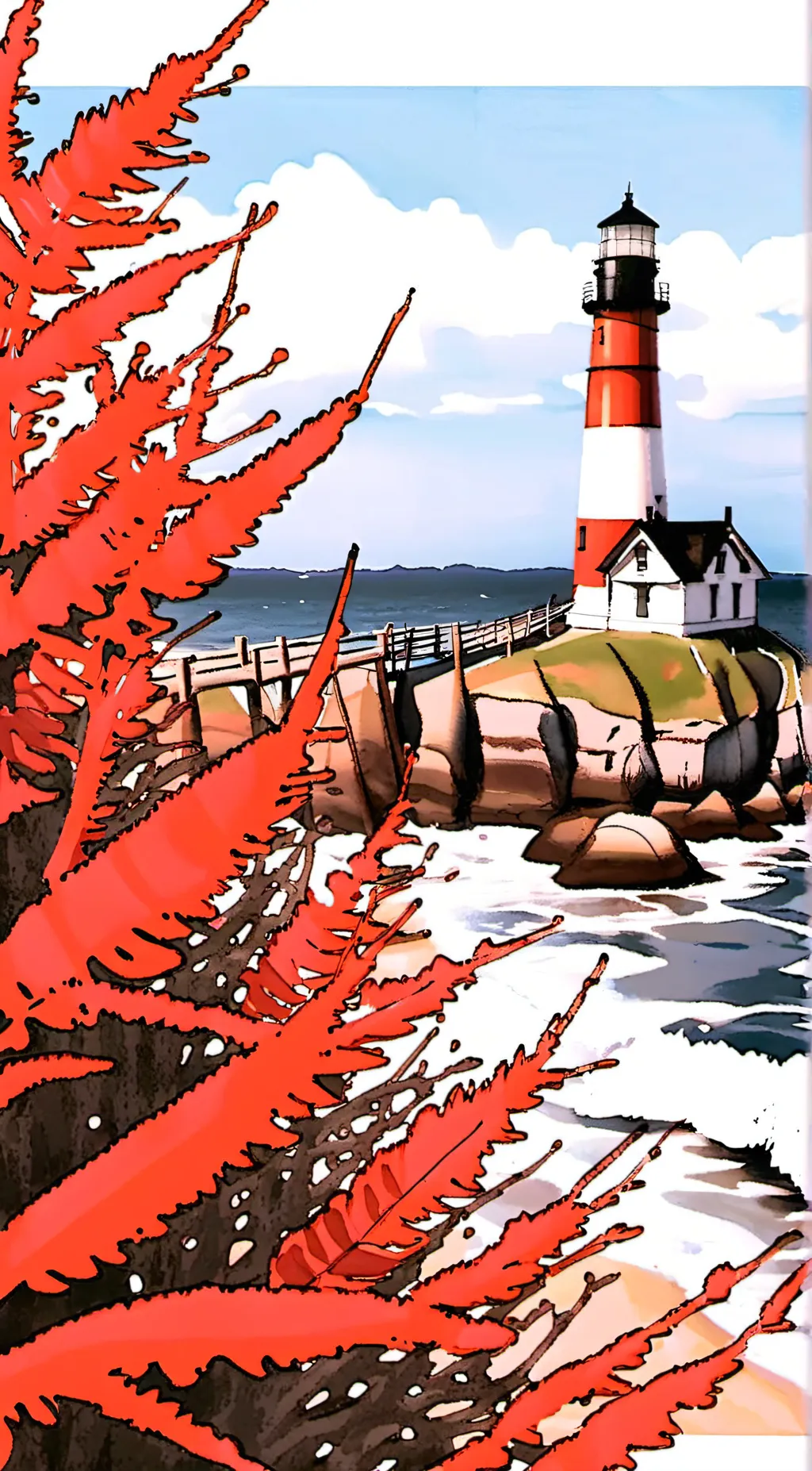 ai character: The Outer banks background