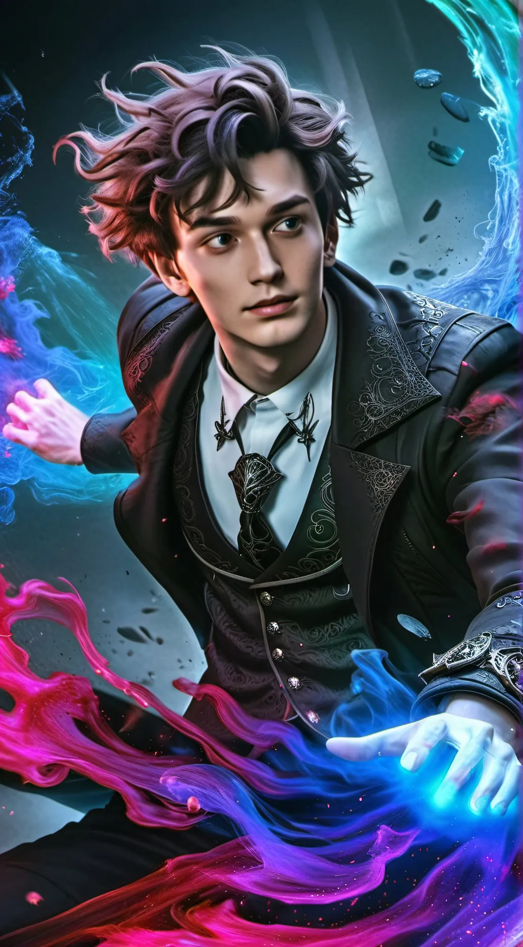 ai character: mattheo riddle background