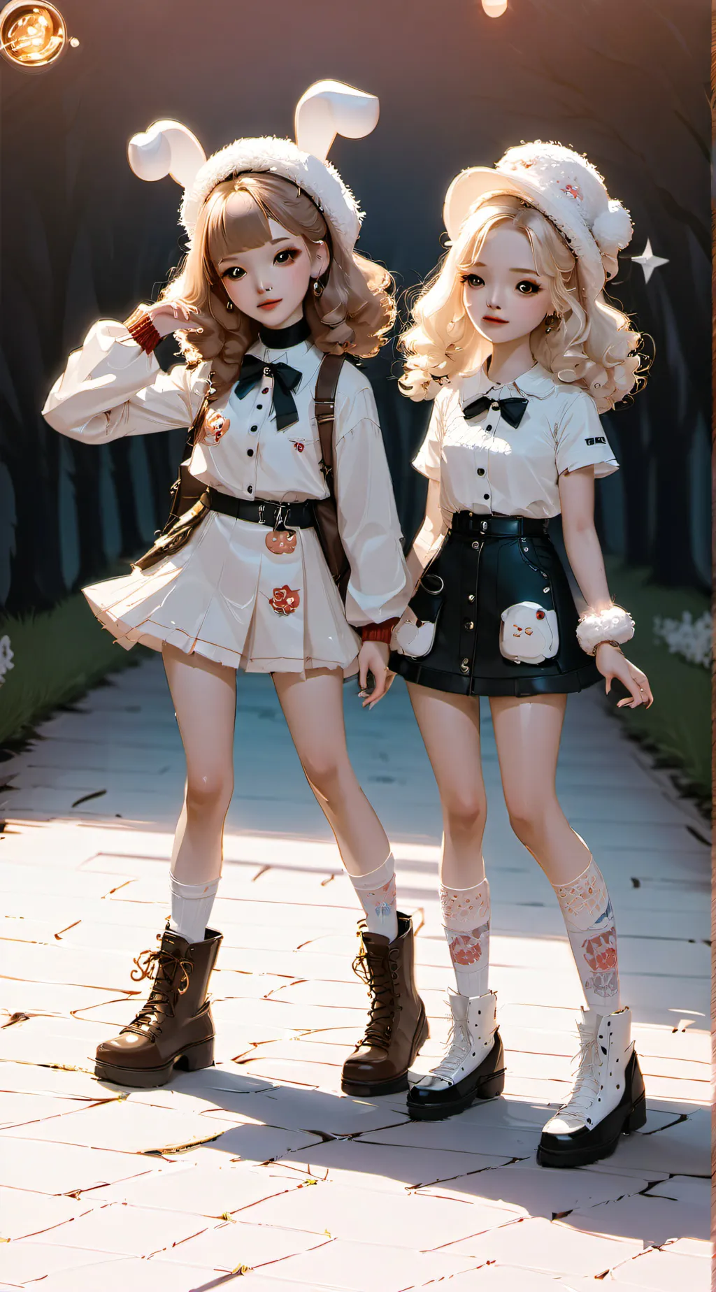 ai character: The Two Twins background