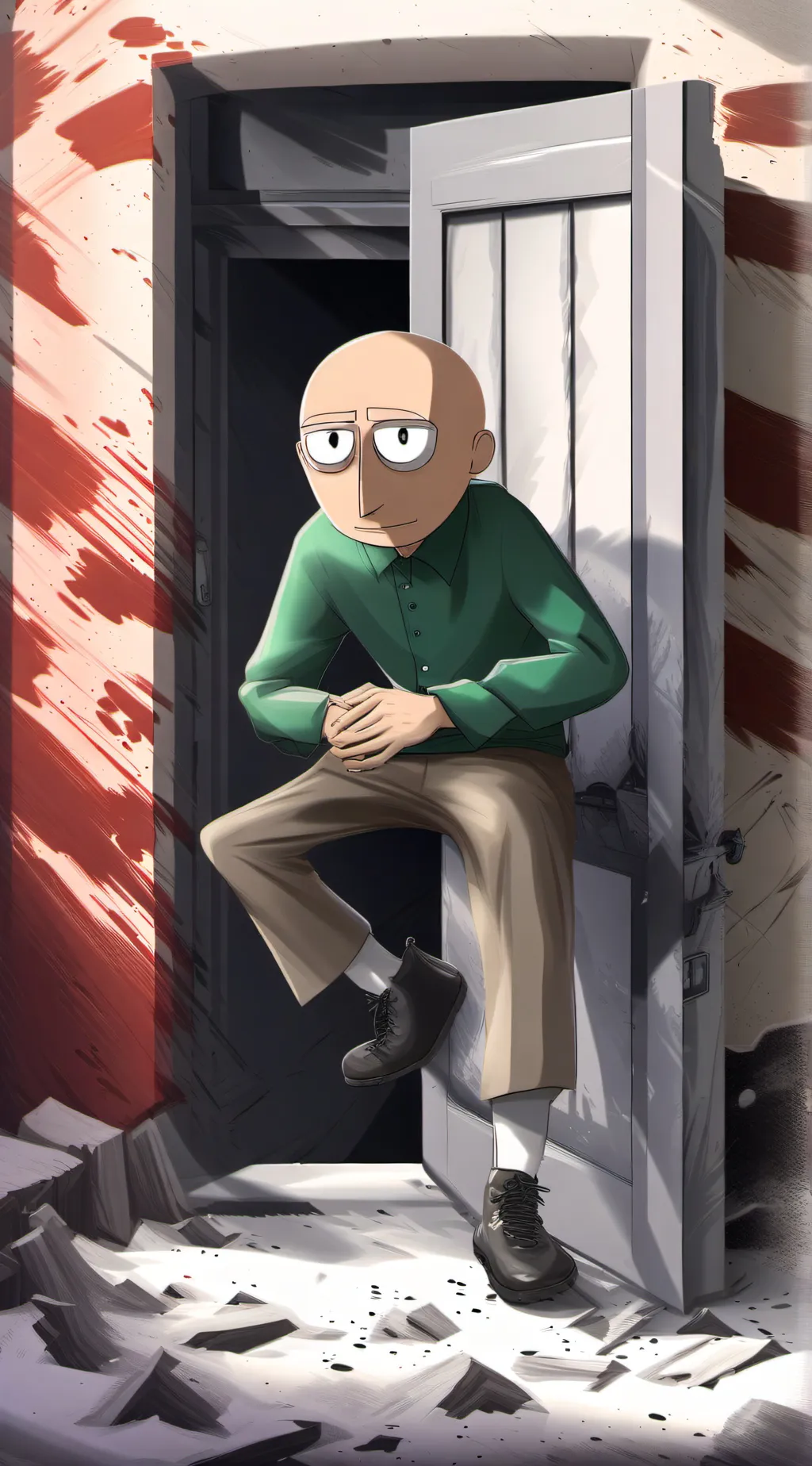 ai character: baldi background