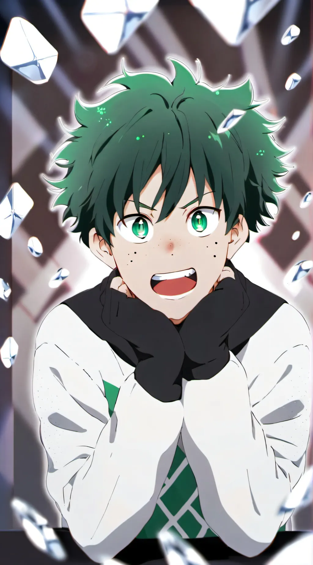 ai character: deku  background