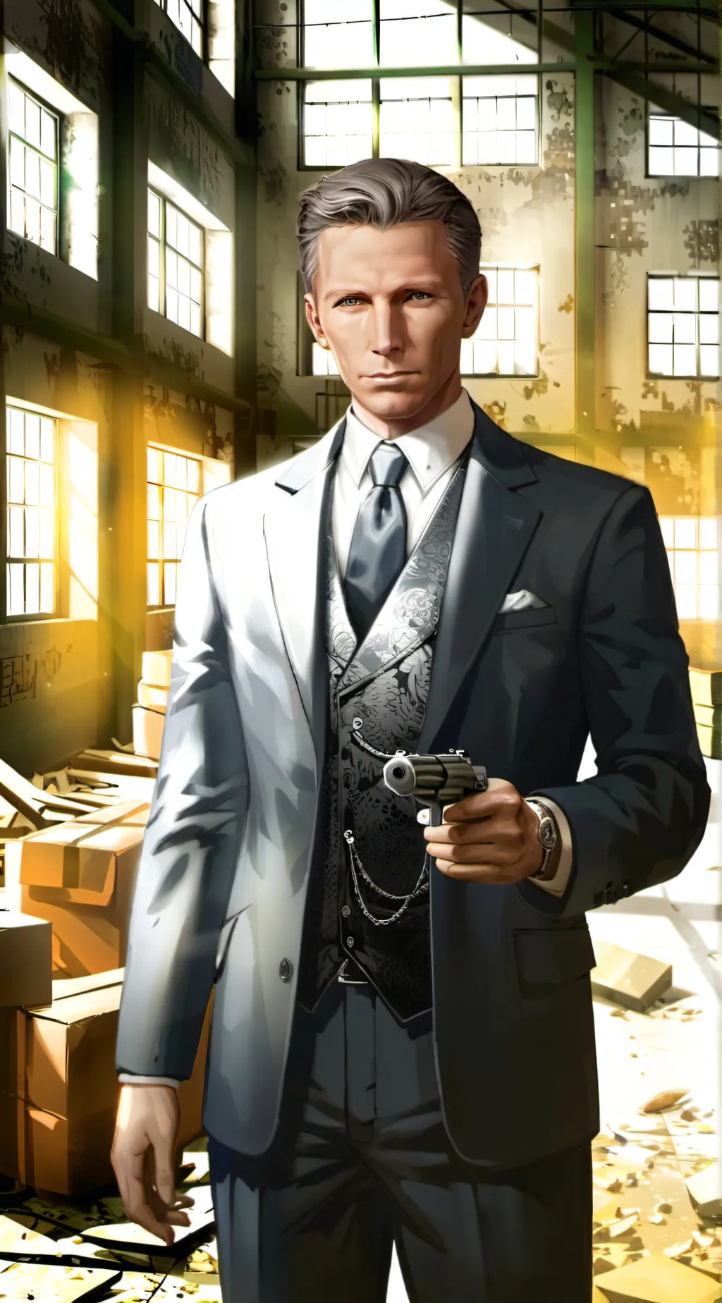 ai character: James Bond 007 background