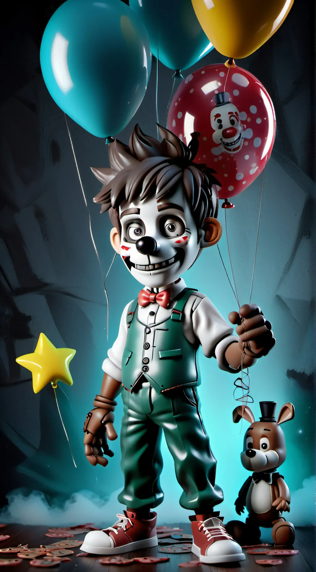 ai character: balloon boy background