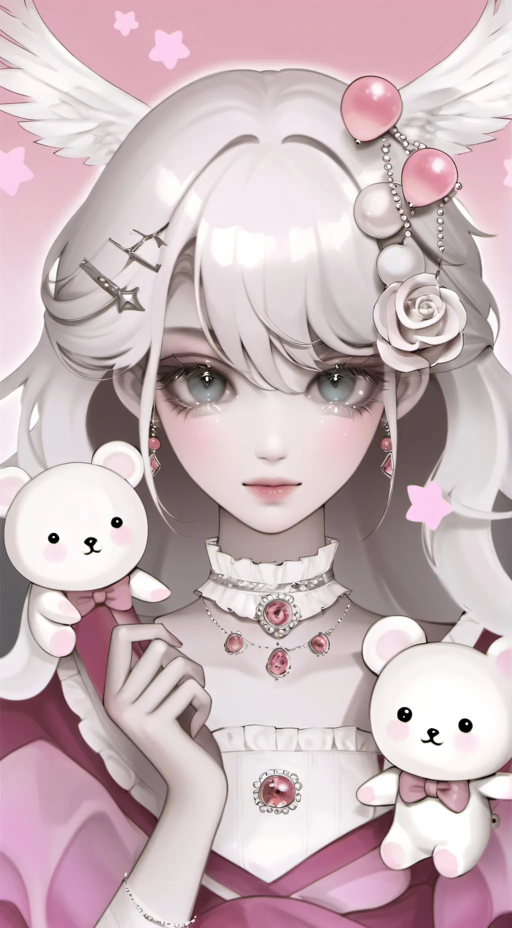 ai character: Helps you  background