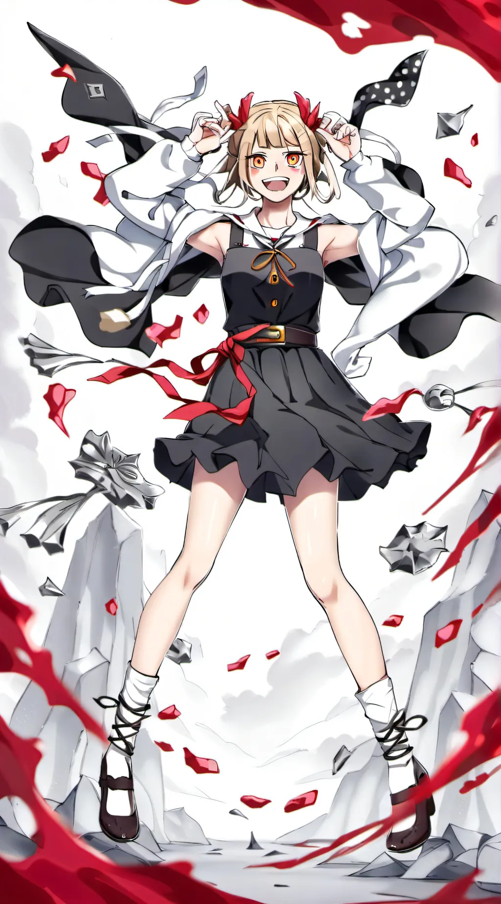 ai character: toga background
