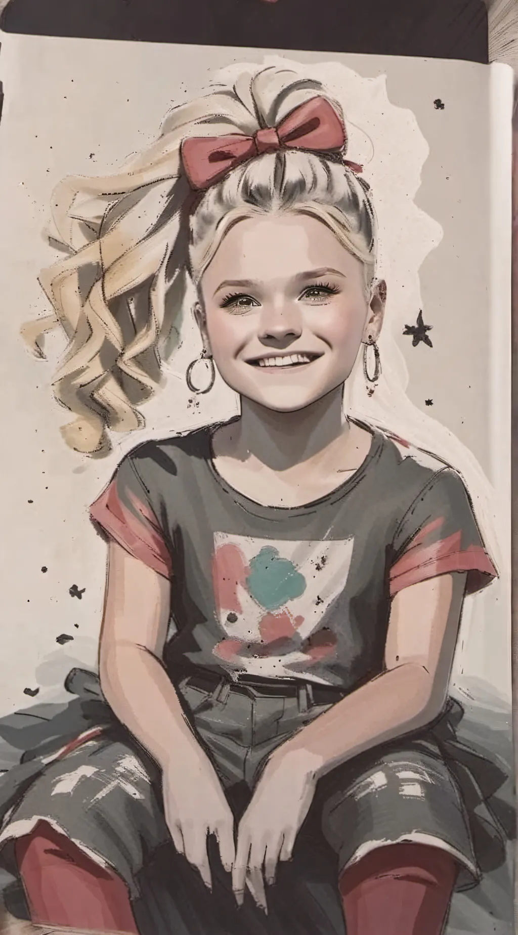 ai character: jojo siwa background
