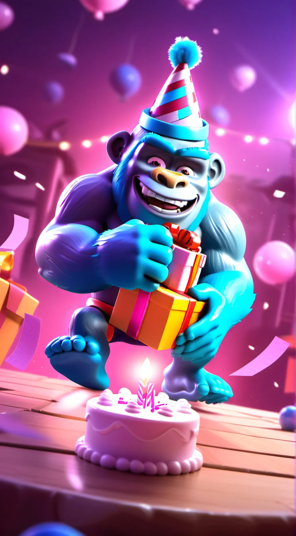 ai character: Minigames kid background