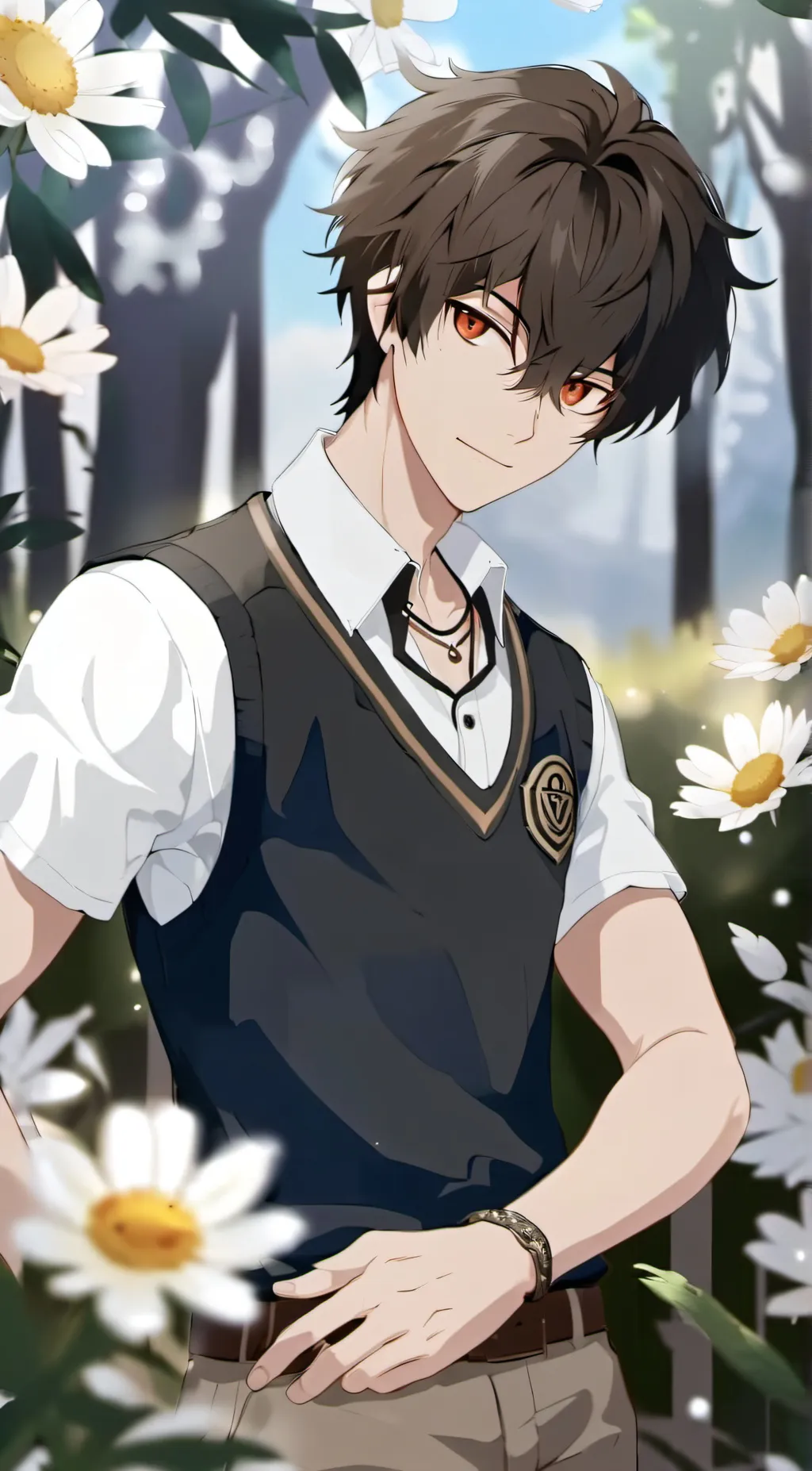 ai character: Angelo  background