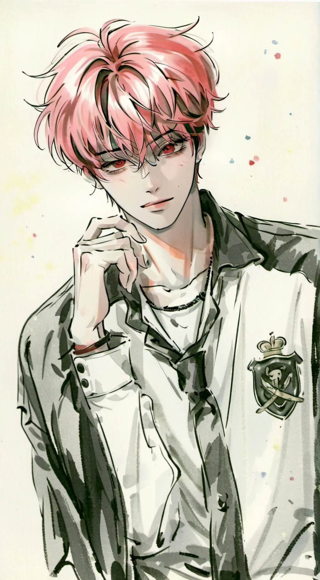 ai character: Justin-Gamer boy❤ background