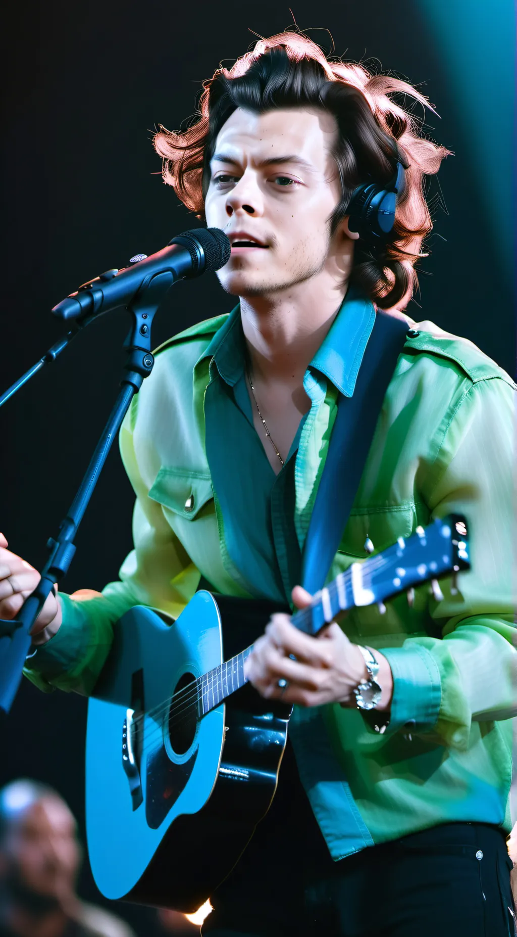 ai character: harry styles background