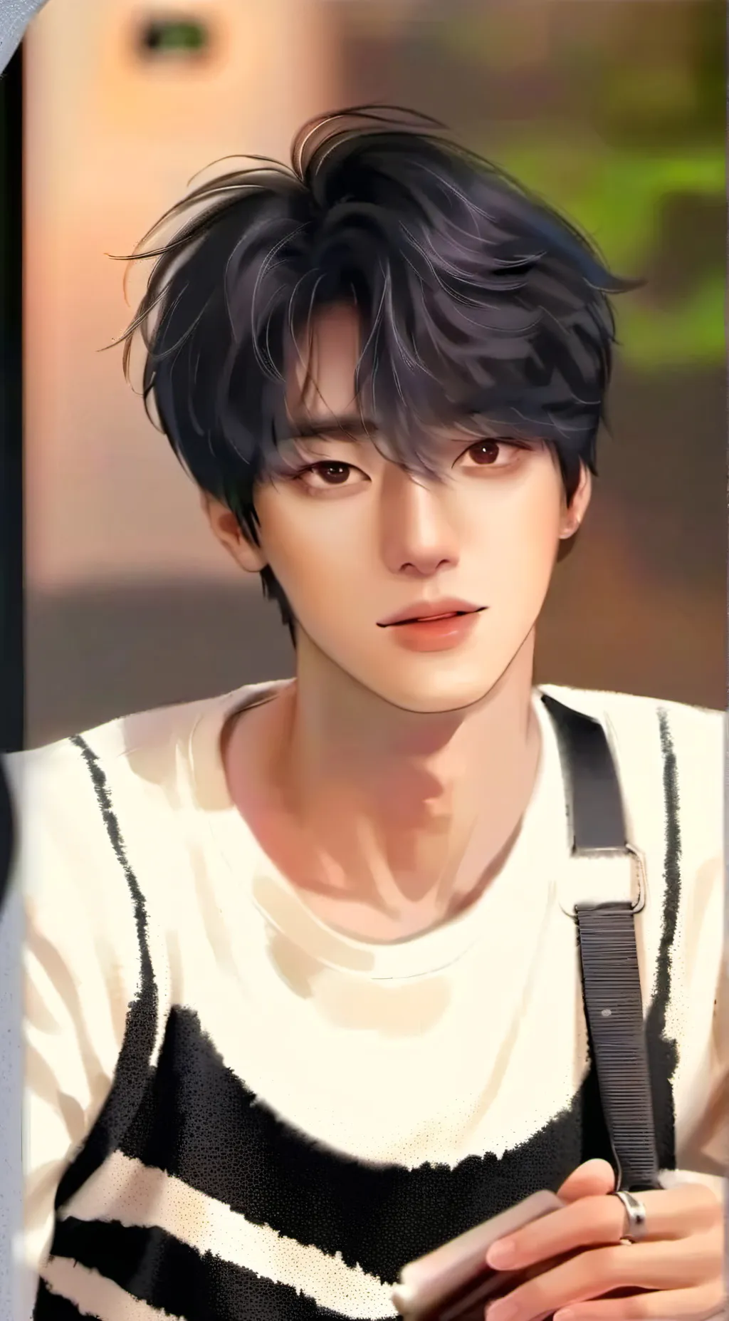 ai character: Kim Hyun jin  background