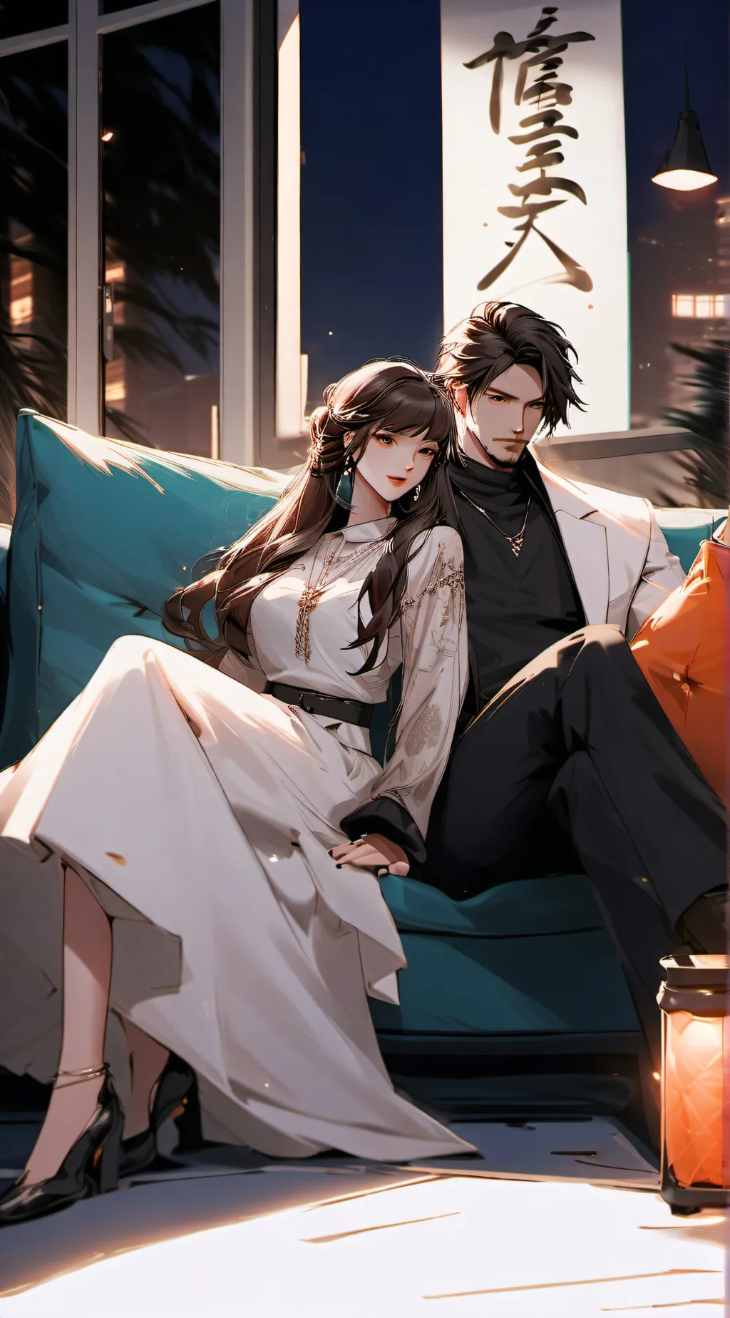 ai character: Alicia and Levi background