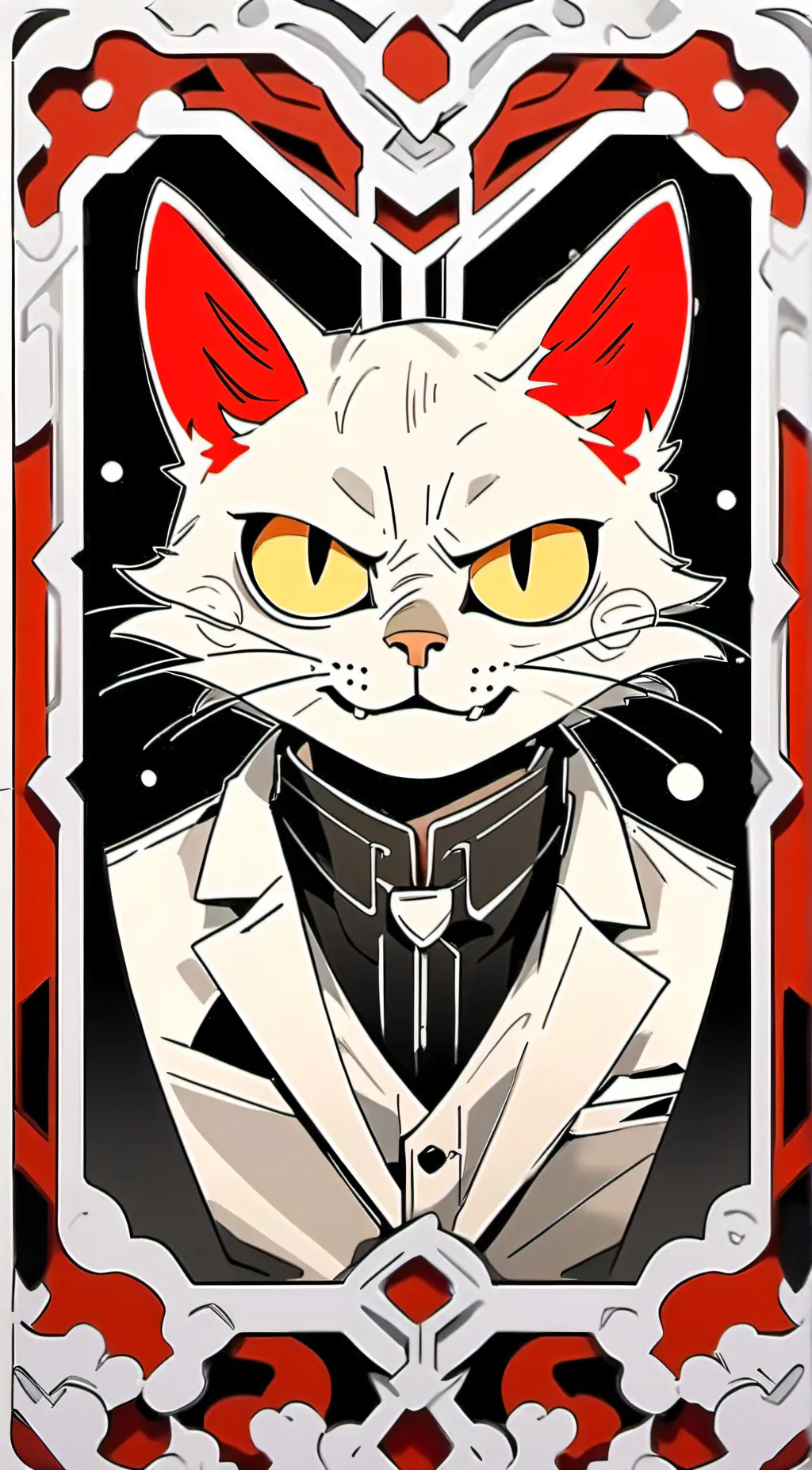 ai character: Alastor cat background
