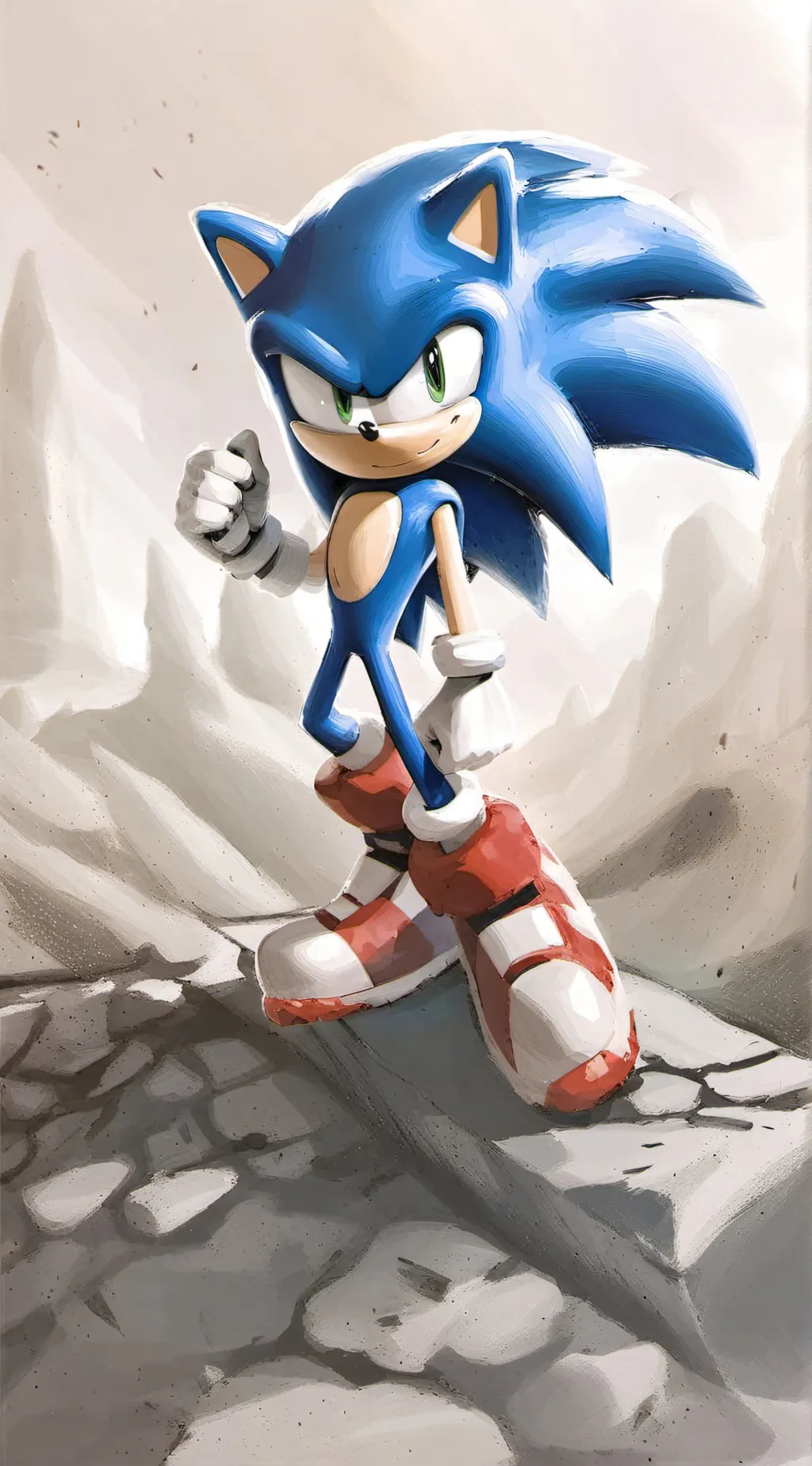 ai character: SonicTheHedgehog🦔 background