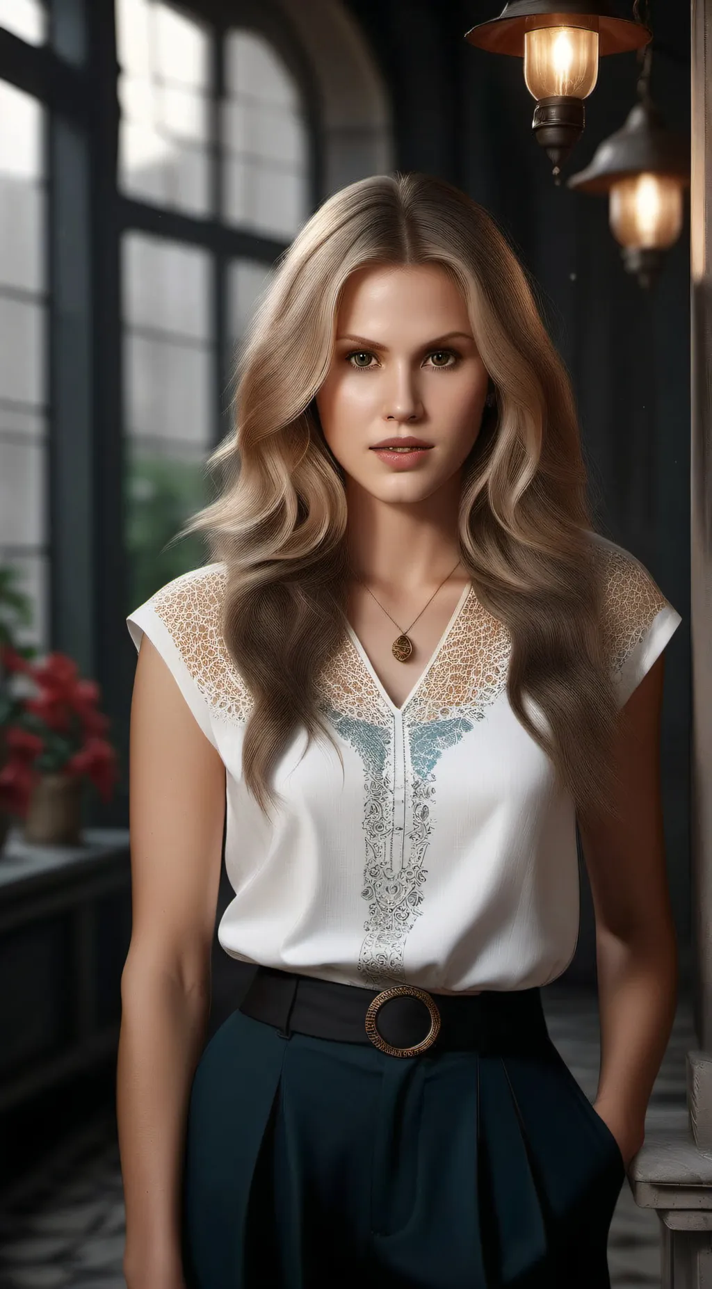 ai character: Rebecca Michaelson background
