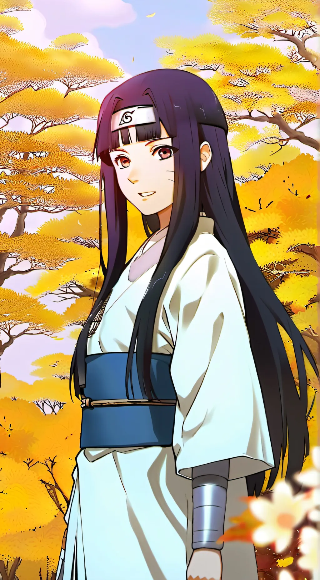 ai character: Neji and Hinata background