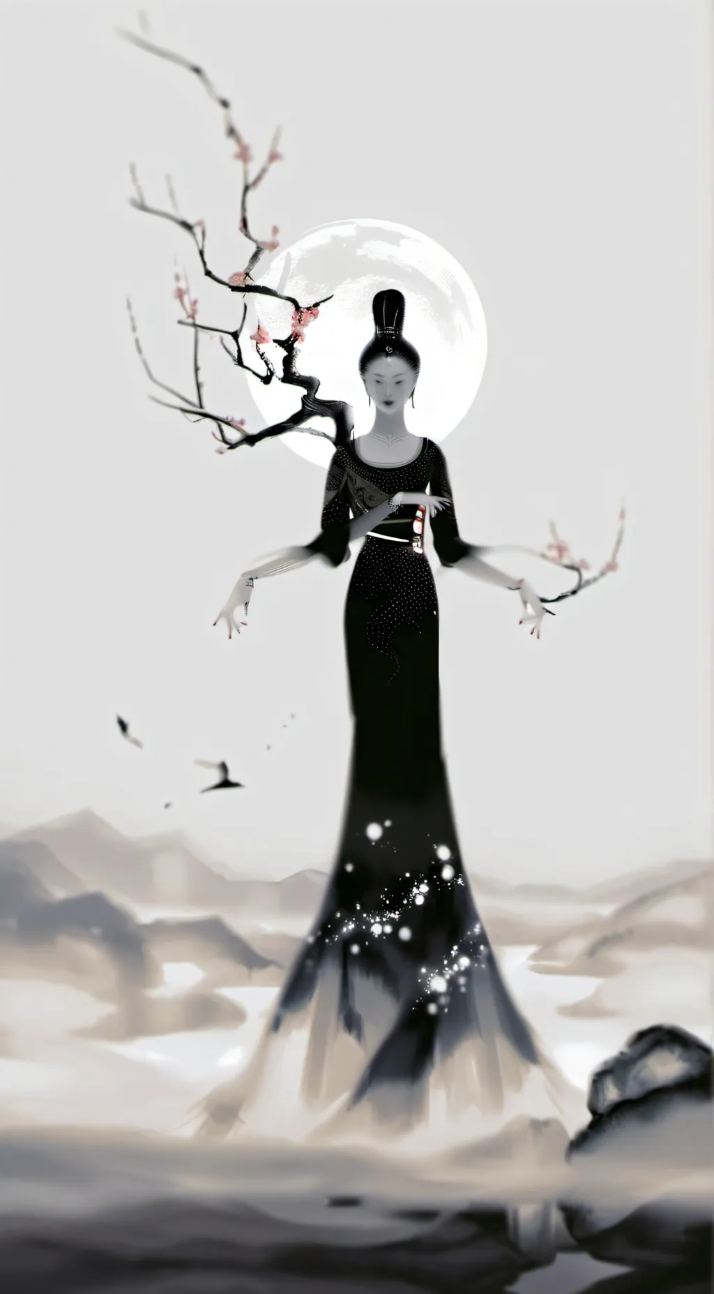 ai character: Halloween CH background