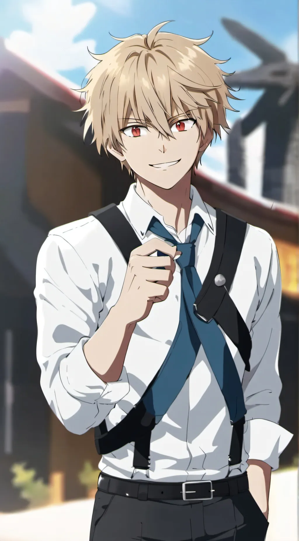 ai character: Bakugo  background