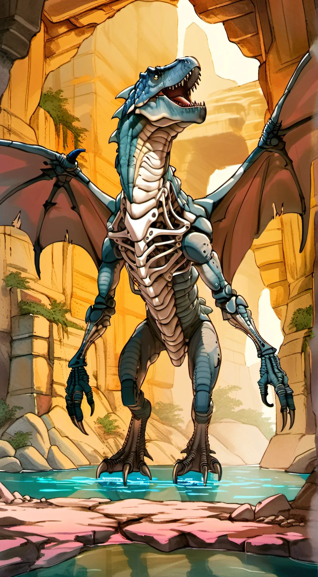 ai character: Murder animal background