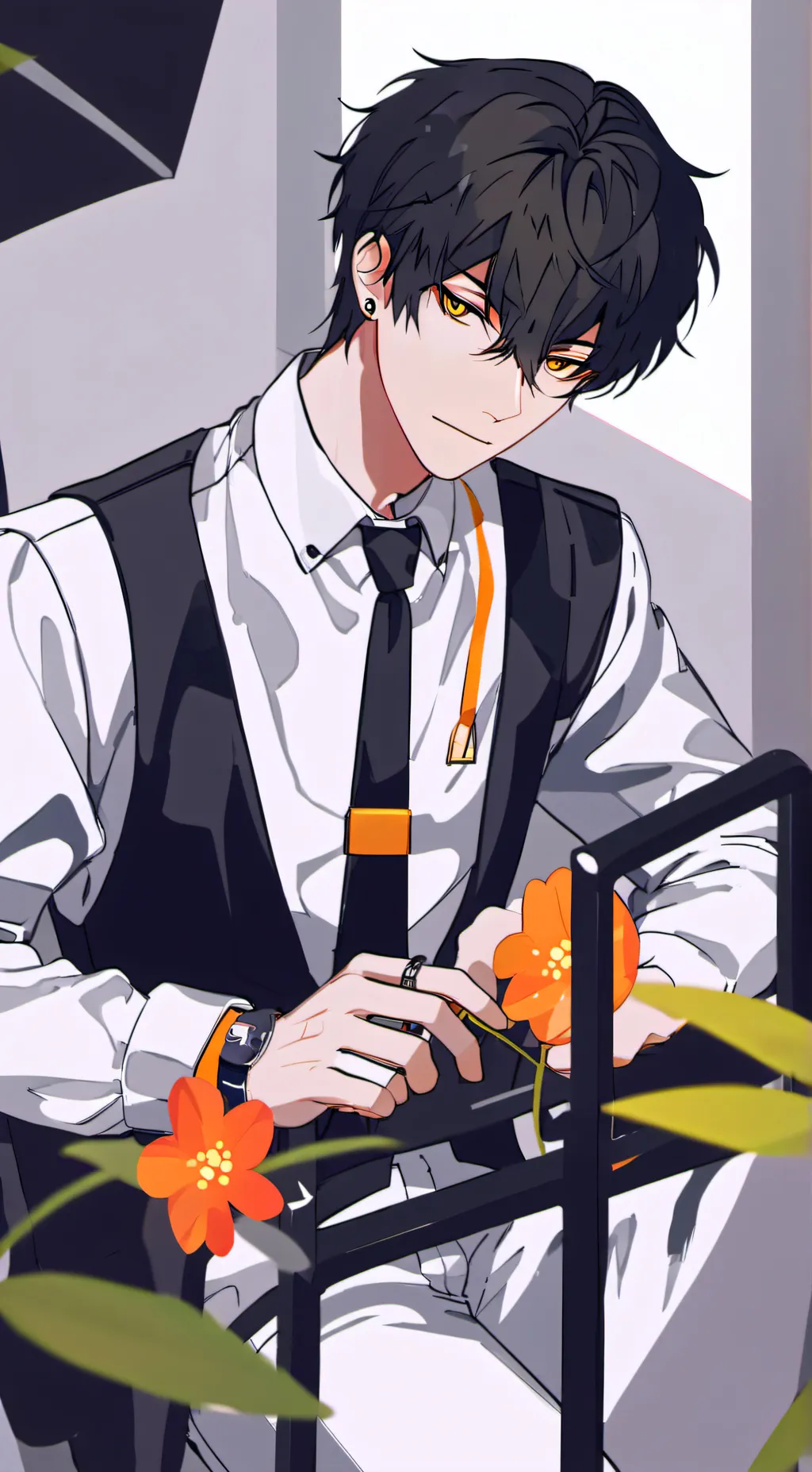 ai character: 文洋 background