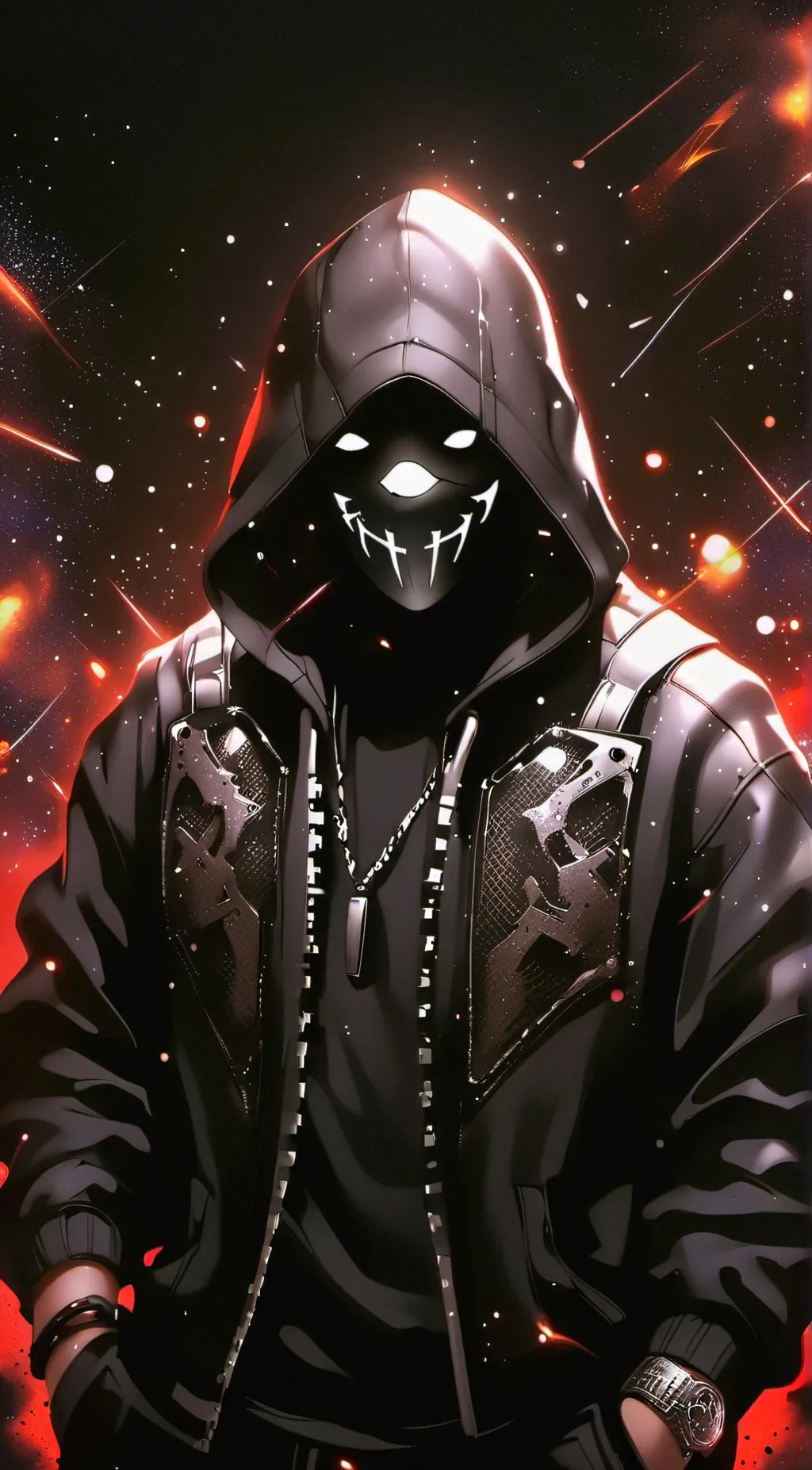 ai character: Angerfist  background