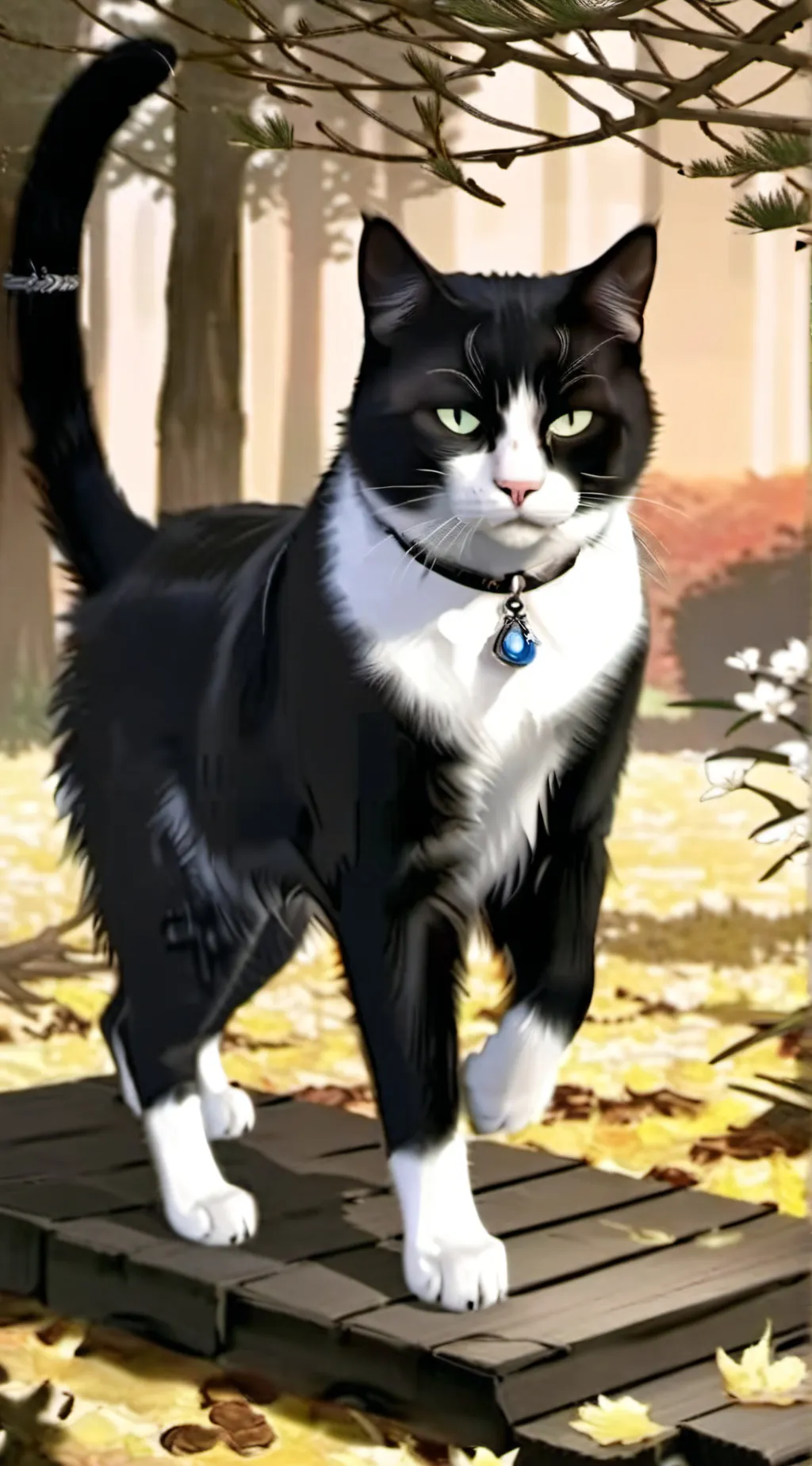 ai character: WaffleCake background
