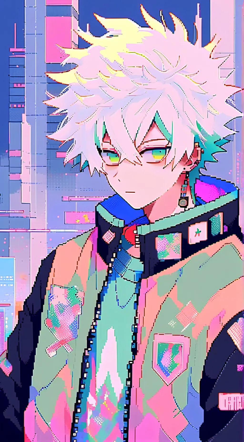 ai character: Katsuki bakugou background